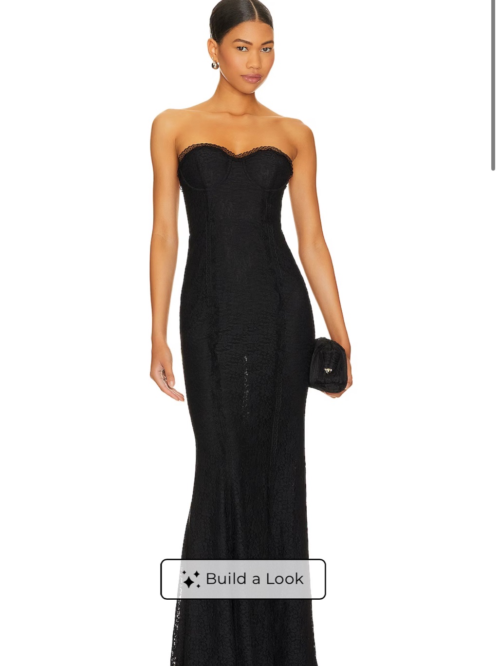 Mari Elena Gown In Black Majorelle Nwt Medium Revolve